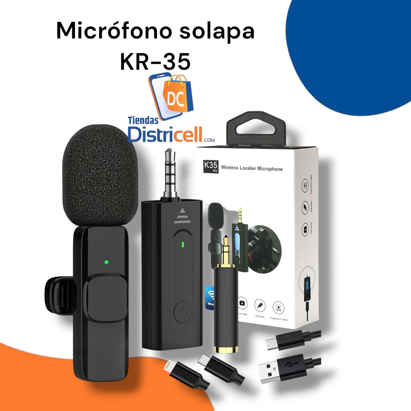 Micrófono solapa KR-35