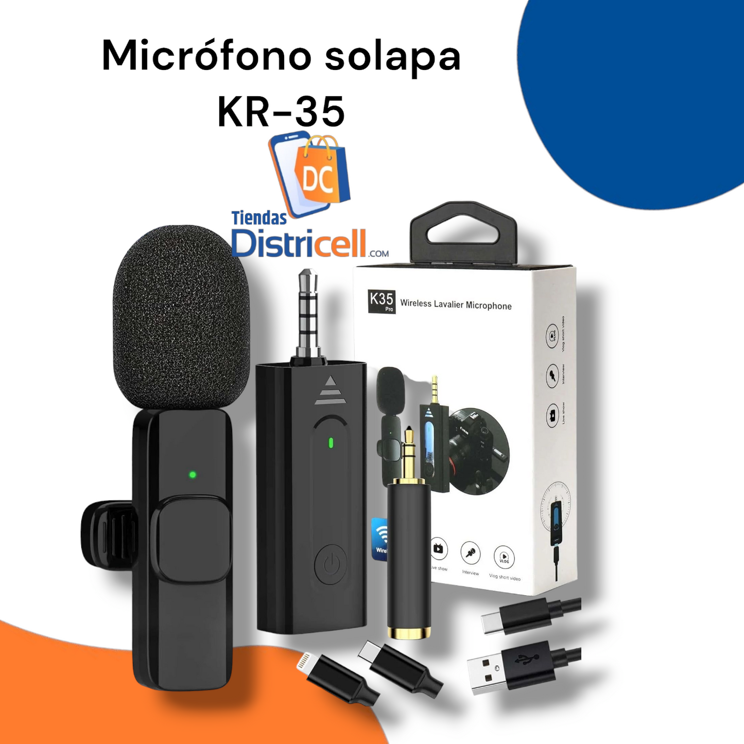 Micrófono  solapa KR-35