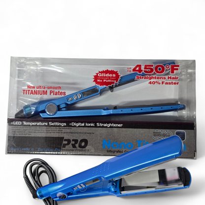 Plancha para el cabello nanotitanium 450°F