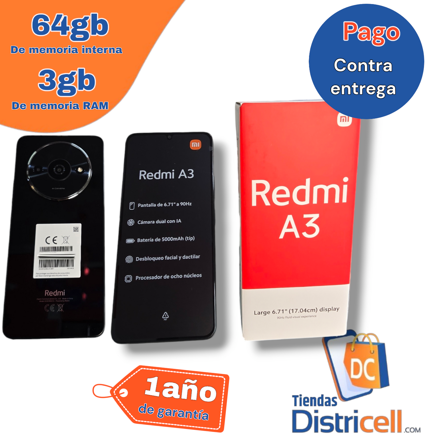 Redmi A3 64gb