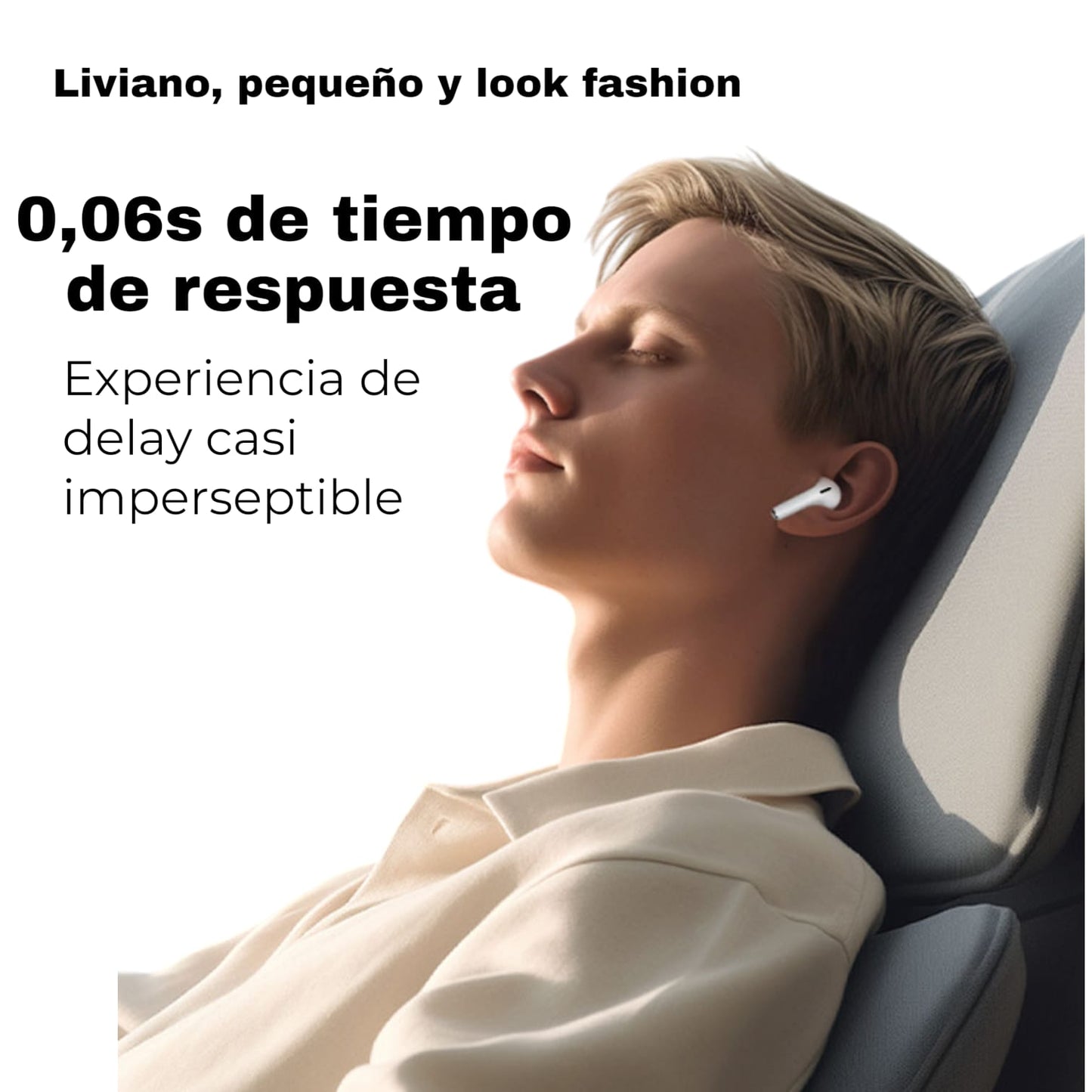 Auriculares inalámbricos Bluetooth Air 11 Pro con estuche de carga.
