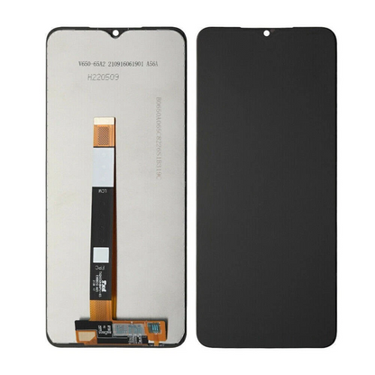 Pantalla LCD de repuesto para Samsung Galaxy A03s con ensamblaje de digitalizador táctil.