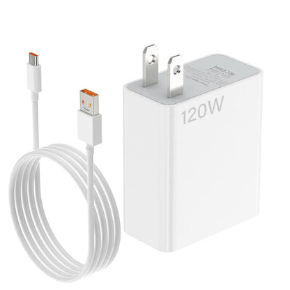 Adaptador de corriente USB-C original Xiaomi de 120 W con carga rápida HyperCharge.