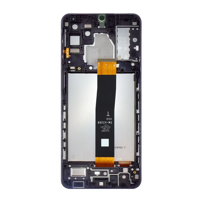 Pantalla LCD de repuesto para Samsung Galaxy A32 con ensamblaje de digitalizador táctil.