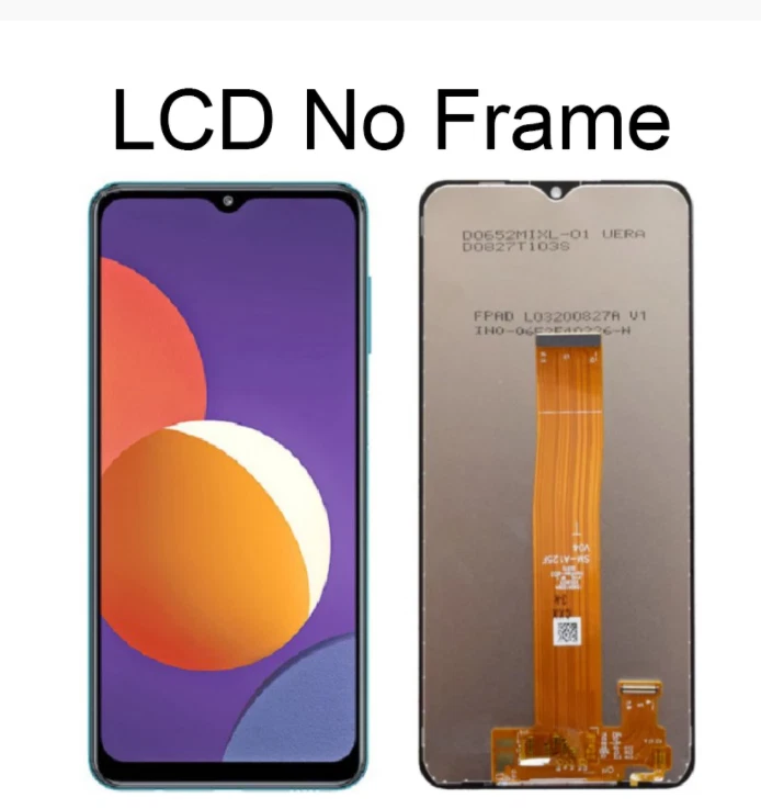 Pantalla LCD de repuesto para Samsung Galaxy M12 con ensamblaje de digitalizador táctil.